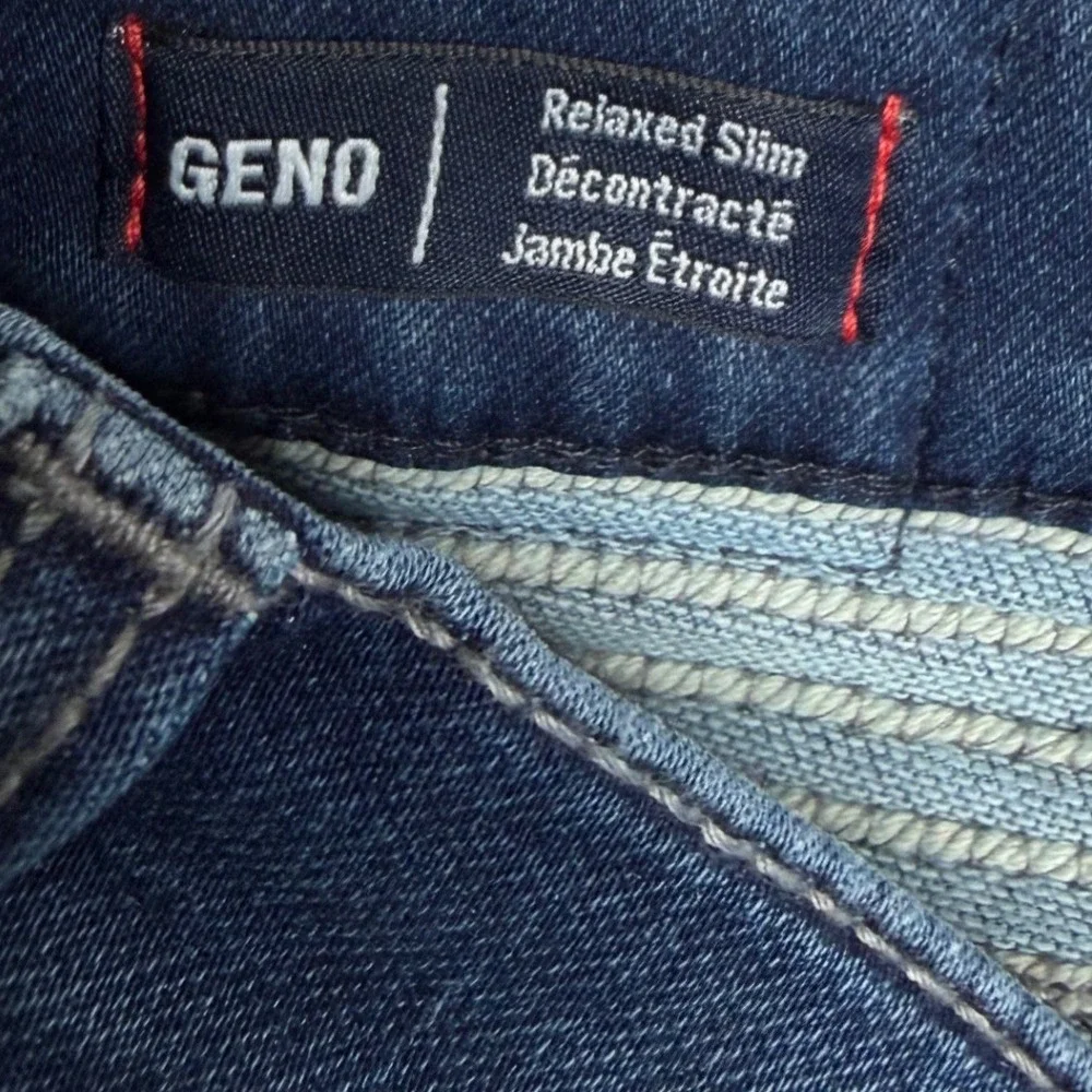 True Religion Geno Moto Biker Denim Shorts Dark‎ Wash Mens 42